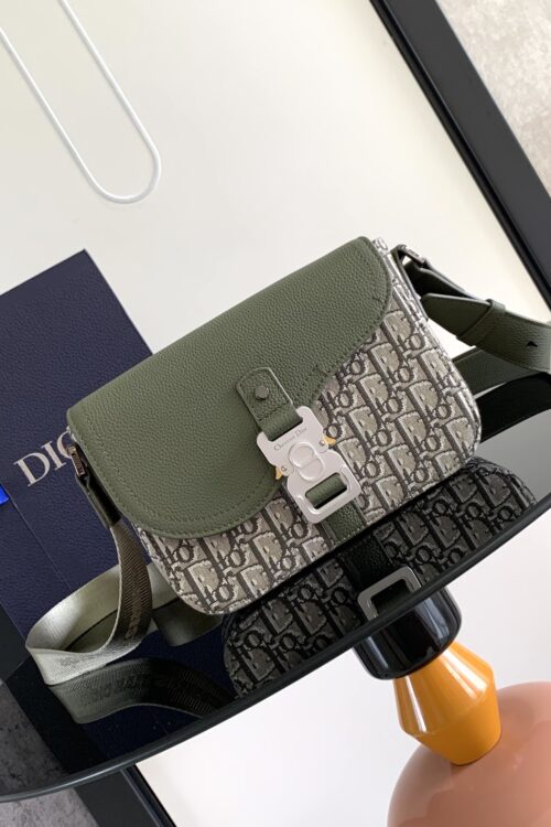 Dior Saddle Schoudertas Groen