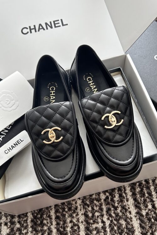 Chanel Moccasins