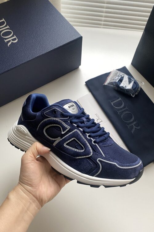 B30 Countdown Sneaker Marineblauwe Suède