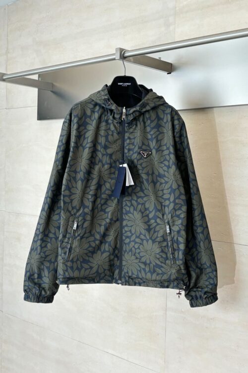 Prada Re-Nylon Reversible Hooded Jacket