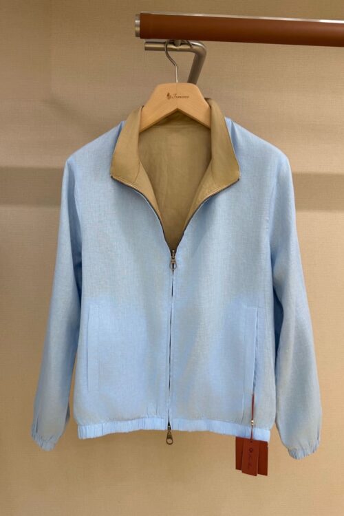 Loro Piana Bomber Linen Jas