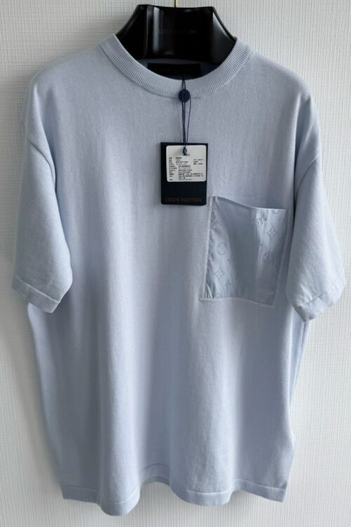 Louis Vuitton Knit T-Shirt – Lichtblauw