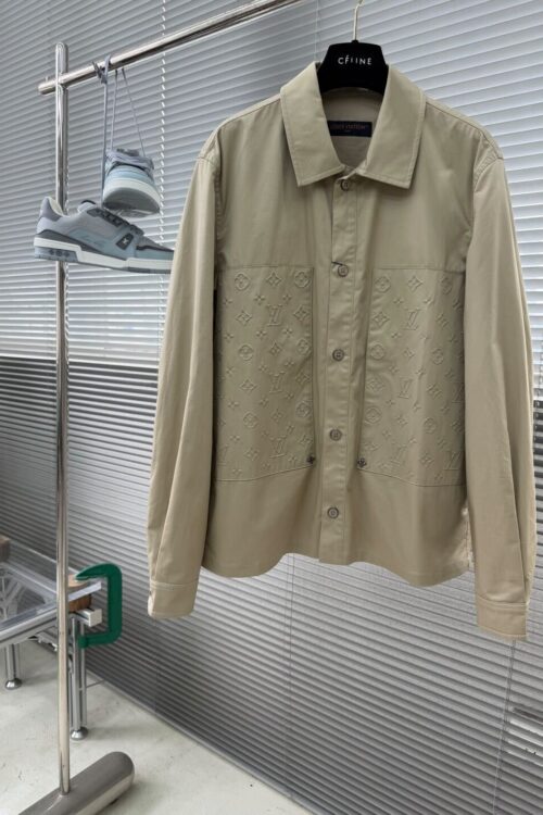 Louis Vuitton Monogram Embossed Overshirt – Beige