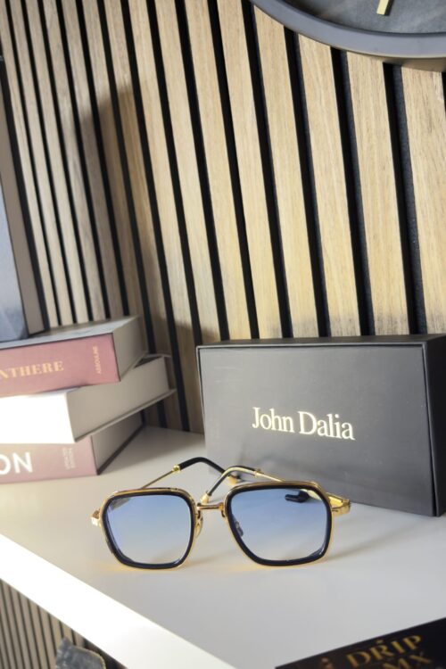 John Dalia Sunglasses — Gold / Blue