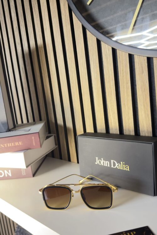 John Dalia Sunglasses — Gold / Brown