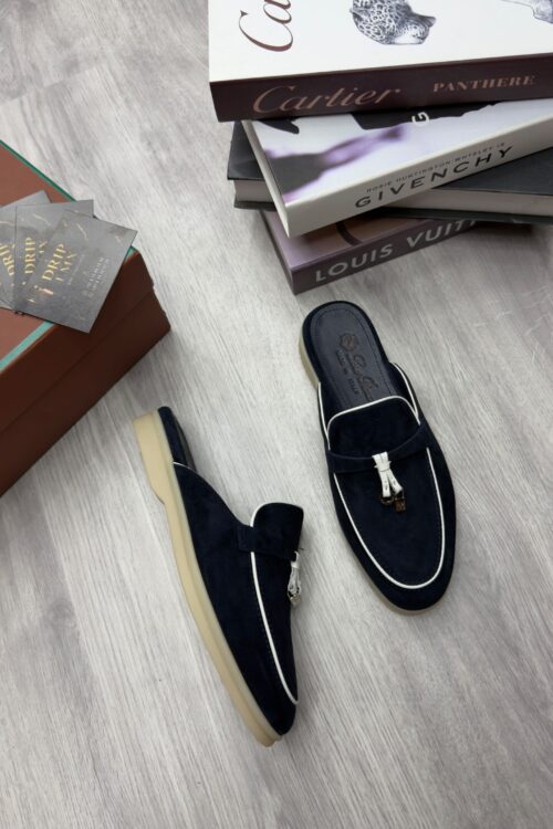 Loro Piana Babouche — Navy Suède
