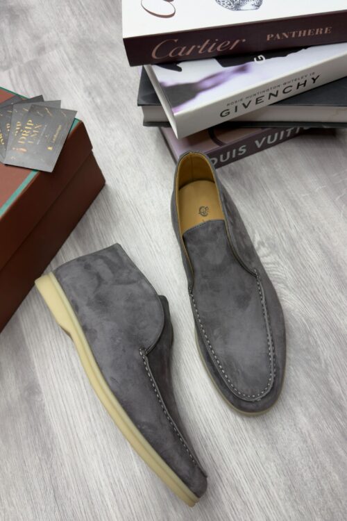 Loro Piana Open Walk — Grijs Suède