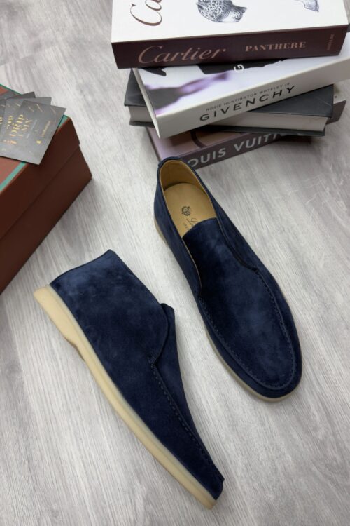 Loro Piana Open Walk — Navy Suède