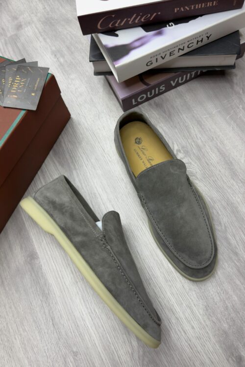 Loro Piana Summer Walk – Grijs Suède
