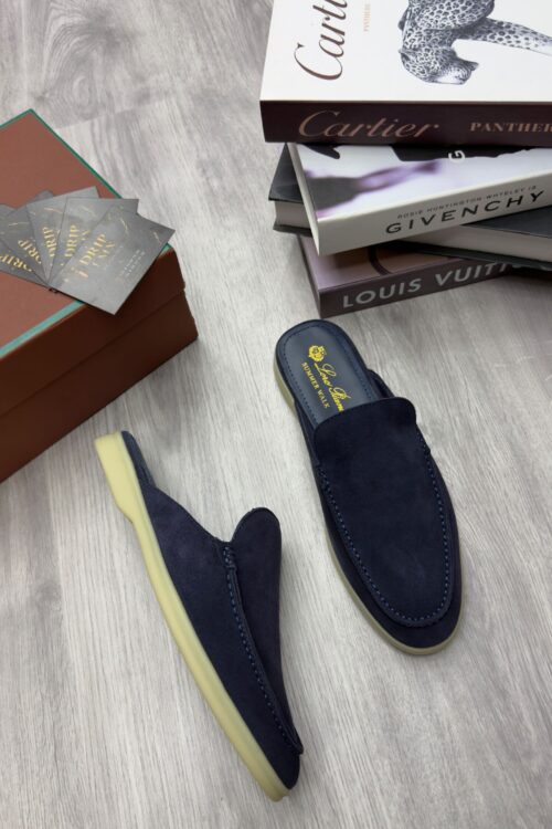 Loro Piana Summer Walk – Navy Suède