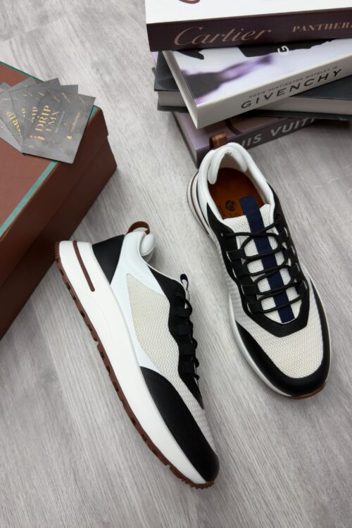 Loro Piana Week End Walk Sneaker – White Sea