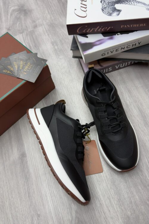 Loro Piana Week End Walk Sneaker – Black