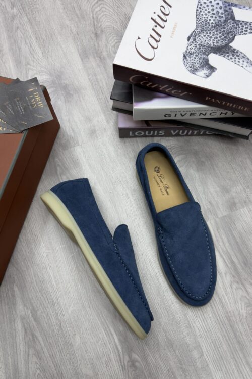 Loro Piana Summer Walk — Navy Suède