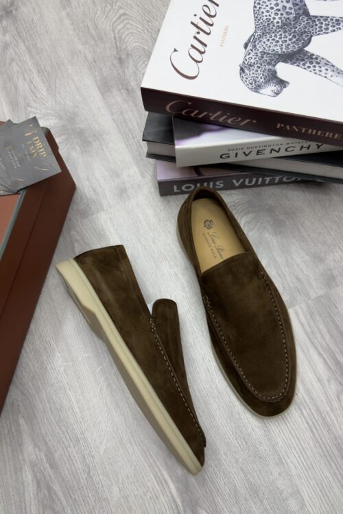 Loro Piana Summer Walk — Olive Suède